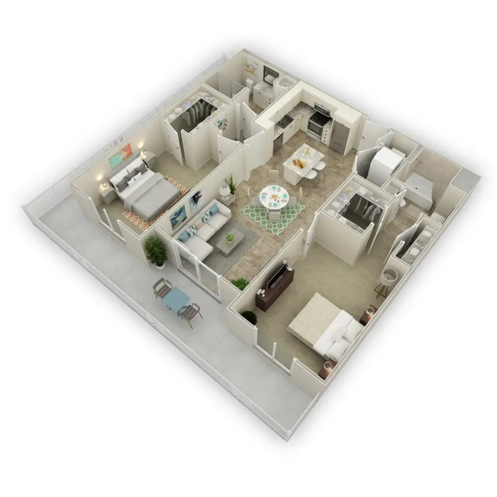 Apartments For Rent TGM Harbor Beach - Cobalt