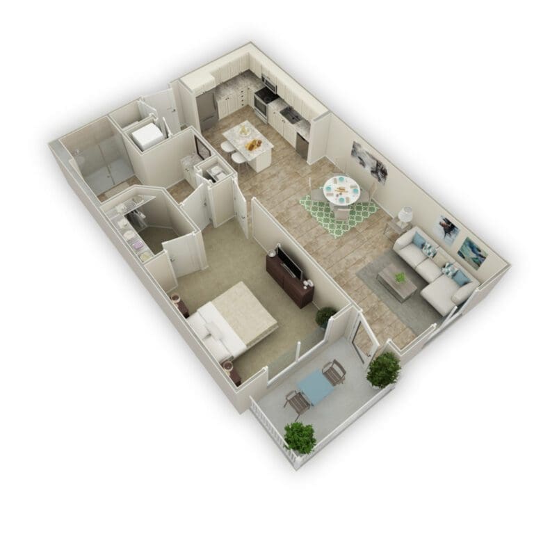 Apartments For Rent TGM Harbor Beach - Cyan ...